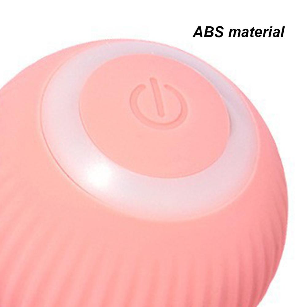 USB Rechargeable Smart Cat Toy Ball Pet Toy Interactive Pet Ball Toy Pet Supplies for Puppy Birthday Gift for Indoor Cat Kitten