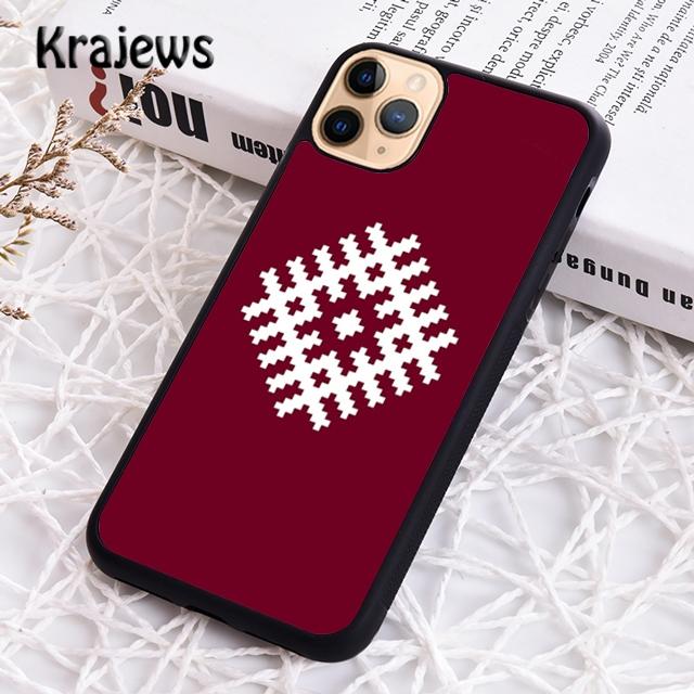 Krajews Latvian Ethnic Sun Tree Luxury Phone Case Cover For IPhone 18 17 Air 16 15 14 plus 11 12 13 pro max coque Fundas