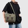 Retro Canvas Messenger Bag for Men – Oversized Crossbody Sling with Anti-Theft Pocket, Perfect for Business Trips & Hiking
