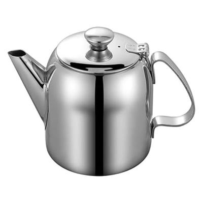Stainless Steel Teapot Spill-Proof Metal Teapot Tea Kettle 20 Oz With Short Straight Spout Cold Water Jug Coffee Kettle