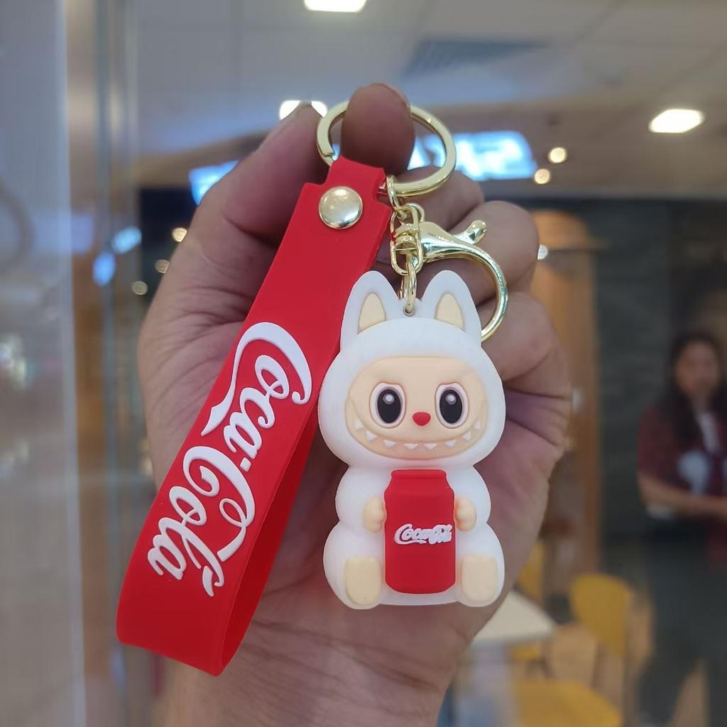 Buck Tooth Sheep Keychain Cute Cartoon Doll Schoolbag Pendant Car Key Chain Gift