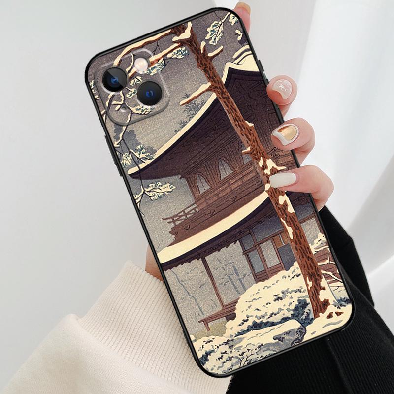 Ukiyo-e Japanese Style Art Phone Case For iPhone 17 Pro Max 16 15 11 13 12 14 Pro Max mini 15 16 Plus 16e 17 Air Cover iPhone 17 Pro