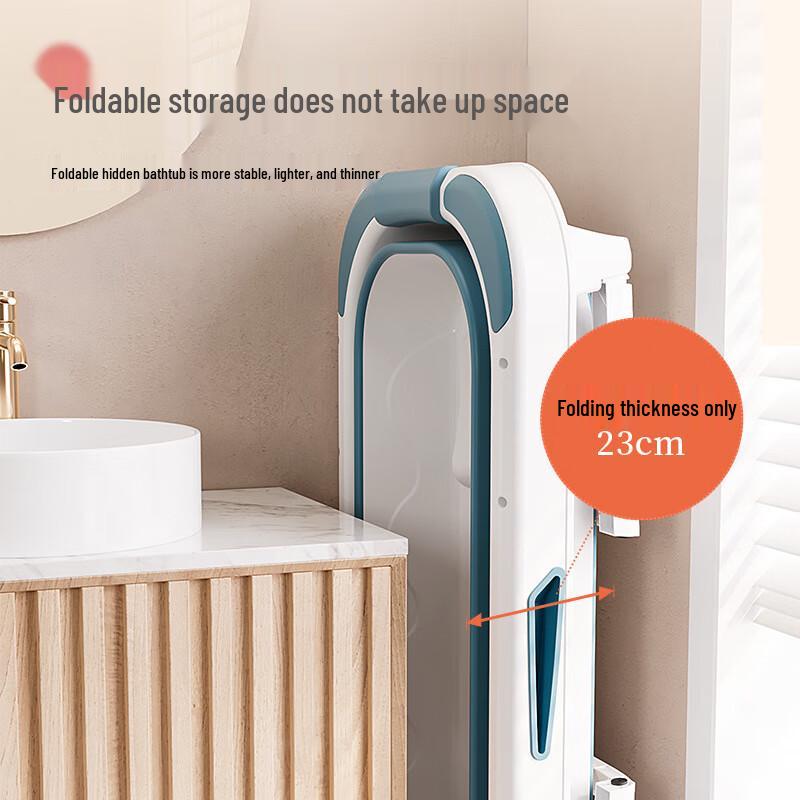 Longpin Folding Portable Bathtub