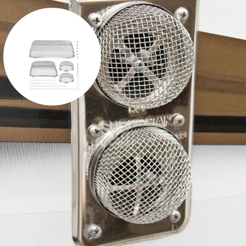 Premium Stainless Insect Screen For RVs Vents With Multi Size Option And Easy Installation Kit Trailer Vent Cover