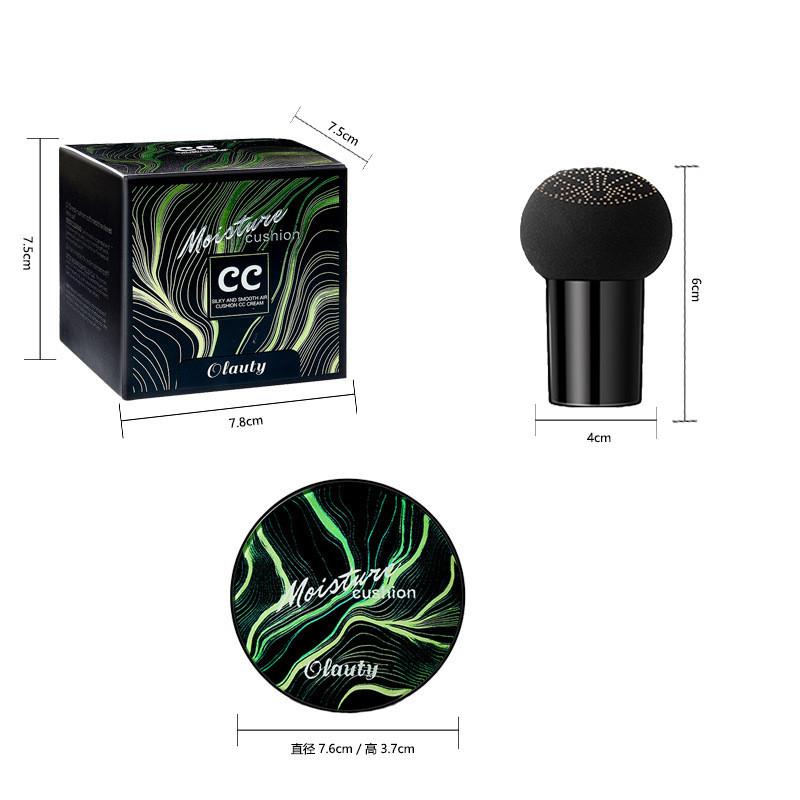 CC krém s houbovou hlavičkou, vzduchový polštář, přírodní hydratační make-up, korektor, bělicí krém, kontrola mastnoty, make-up, kosmetika, BB krém