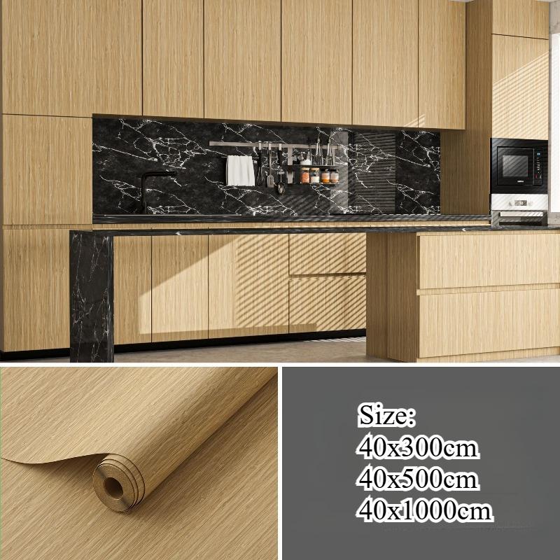 Wood Grain Background Wallpaper Bedroom Living Room Furniture PVC Waterproof Wall Sticker Self-adhesive Home Decor Wallpaper