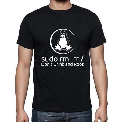 Sudo rm -rf Pijte a Root Penguin Tričko
