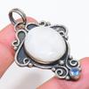 Natural Moonstone, Topaz Gemstone 925 Sterling Silver Jewelry Pendant 2.36" AP-14083