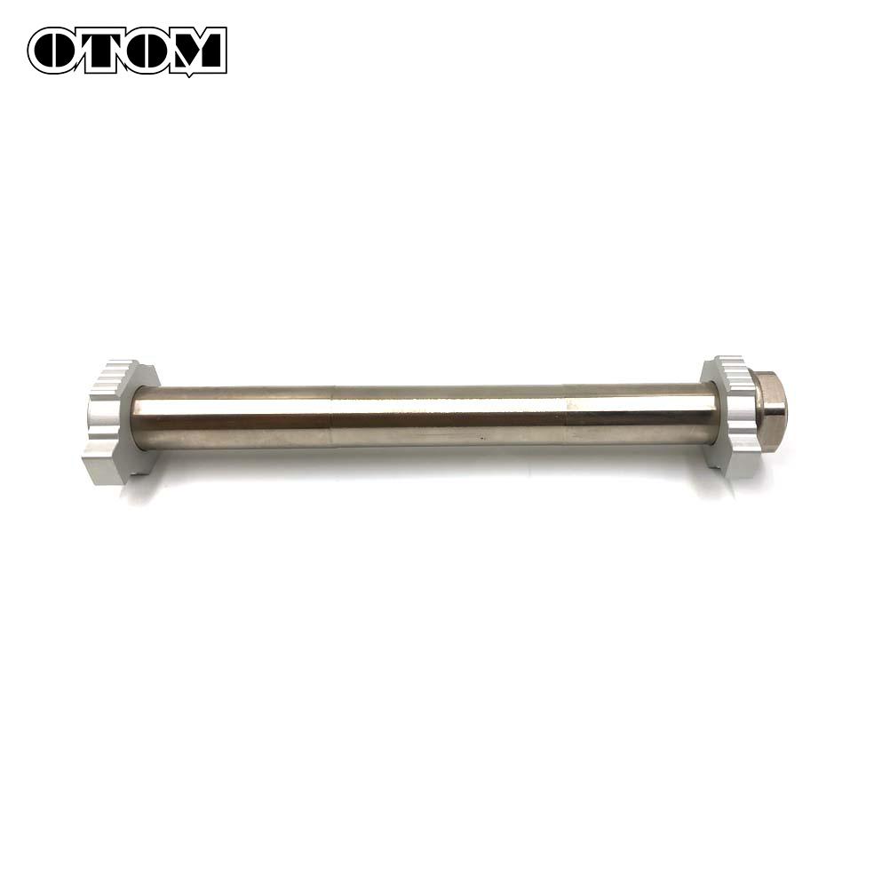 OTOM 2023 Motorcycle Rear Axle With Axle Block Nut Wheel Hub Shaft For KTM SXF XCF HUSQVARNA FC FX TC GASGAS EXF MCF 250 350 450