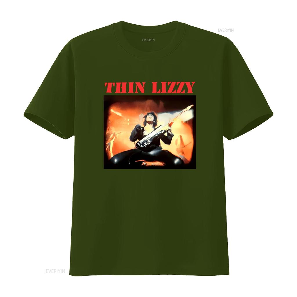Vintage Thin Lizzy Rock N Roll Band Tour Metal Classic Phil Lynott T Shirt XL vintage Washed homme Comfortable Stretched