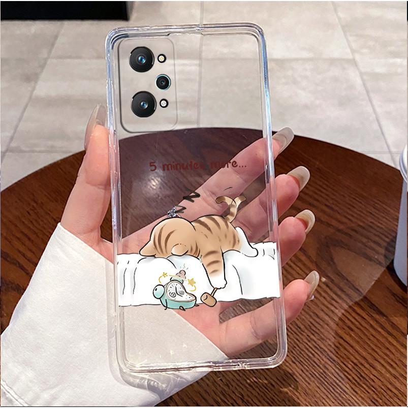 For Realme GT Neo 2 Case RMX3370 Clear Silicone Luxury Cute Love Rabbit Funny Cover For Realme GT Neo 2 3T Q5 Pro 5G Phone Case