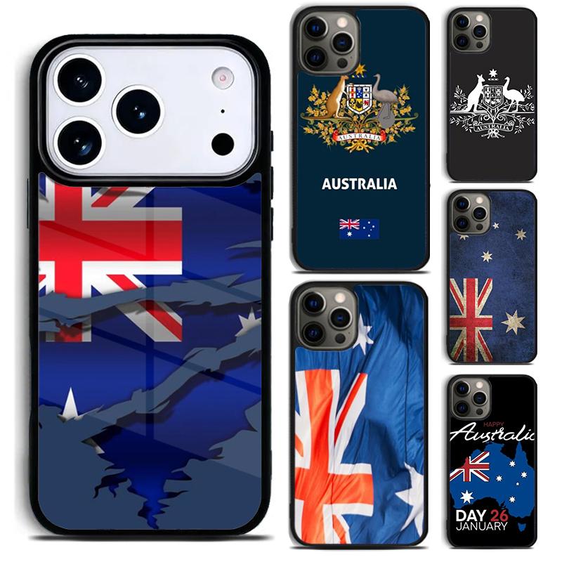 Coat Arms of Australia Phone Case For iPhone 17 16 15 14 13 12 11 Pro Max Plus 17Air Soft Silicone Cover