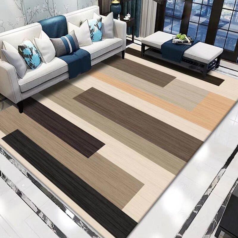 Modern Carpet for Rooms Non-slip Gaming Room Decoration Geometric Washable Lounge Rug Living Room Mat Bedside Floor Mats