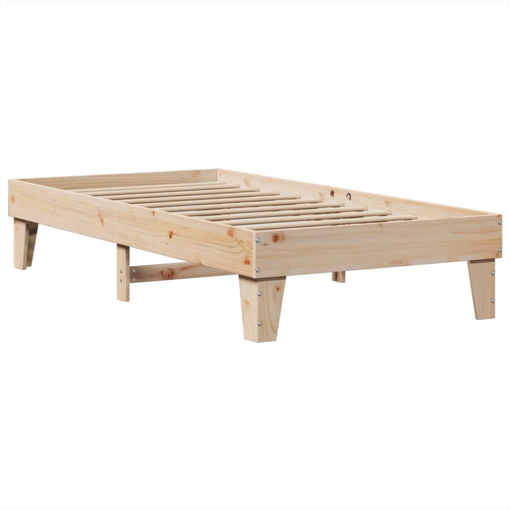 Solid Wood Bed without Mattress 90 x 190 cm Pine