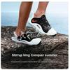 Nike Aqua Swoosh Sandal GS Svart Hyper Oransje Barnesneakers Green-Strike Hvit FV6363-001