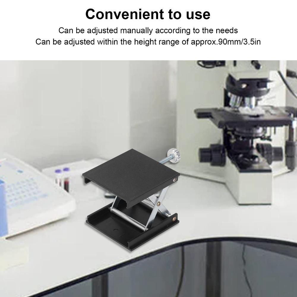 Adjustable Laboratory Lifting Platform 90x90mm Height Adjustable Measuring Tool  Measuring Tool
