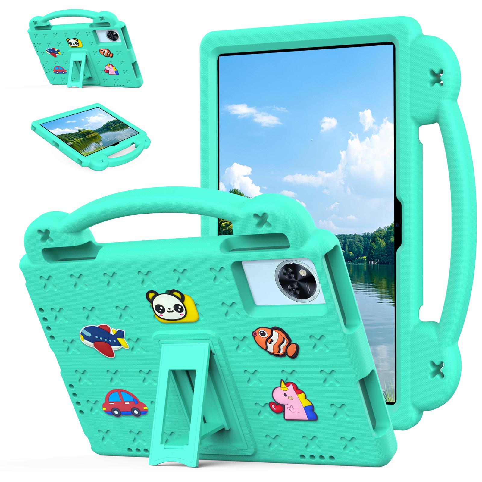 Étui Mignon Universel en EVA pour Enfants Pour Doogee Tab G6 Plus U11 Pro 11  Housse avec Support Intégré et Poignée de Transport Portable Doogee U11-U11 Pro