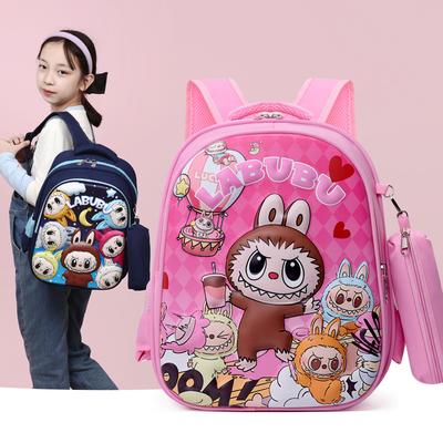Children's School Bag New Cute Cartoon Student Bag Boys and Girls Hard Shell Shoulder Bag Lightweight Small Backpack