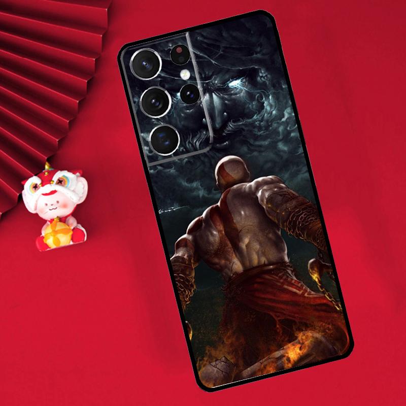 

Чехол God Of War для Samsung Galaxy S24 S23 S22 S21 Ultra S20 FE Note 20 10 Plus S8 S9 S10 Задняя крышка Galaxy S21 Plus