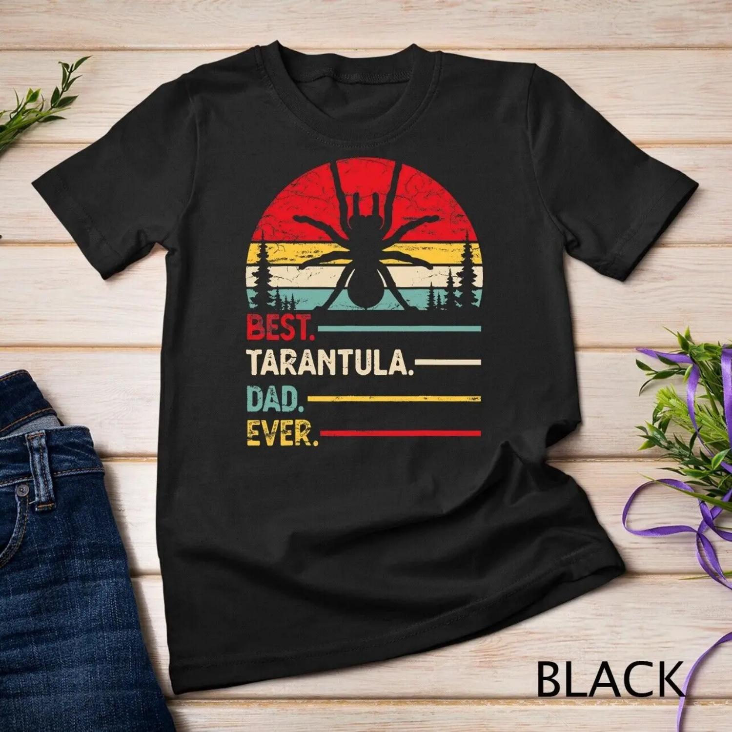 Tarantula Best Dad Ever Dog Vintage Retro Men T Shirt S