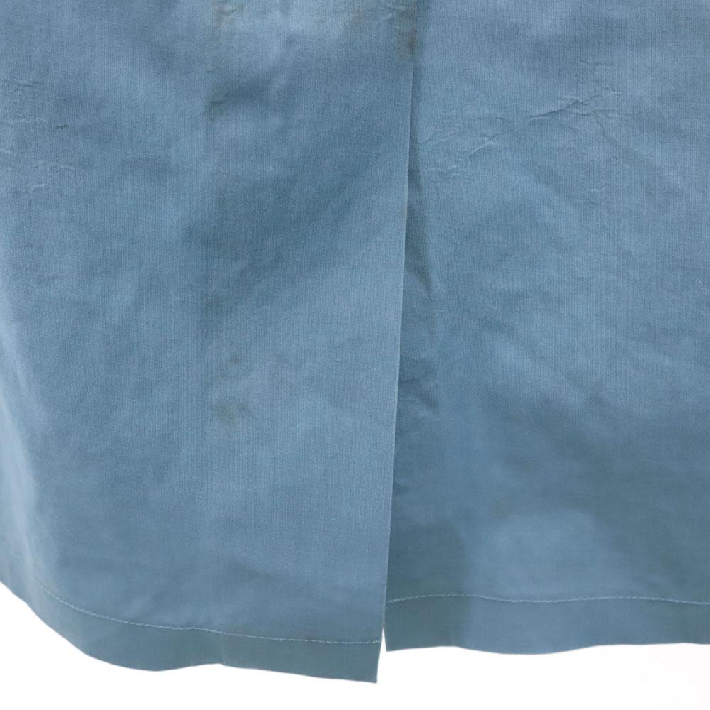 Mackintosh Made In Scotland Cotton Rubberproof Raincoat 34 Blue Women Used