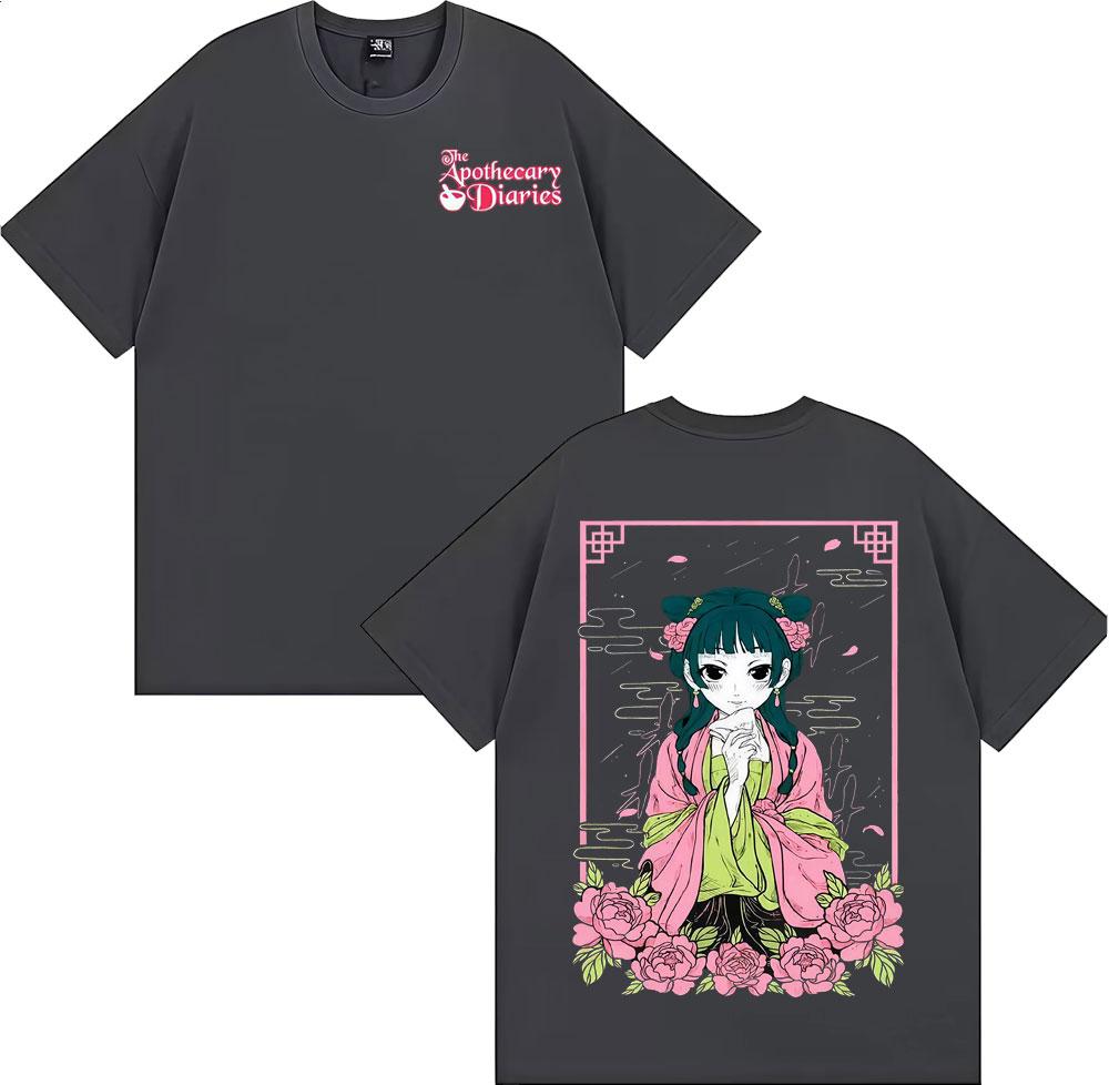 New Anime The Apothecary Diaries Maomao Tshirts Harajuku Fashion Kawaii Cute Tshirt Men Women Retro Cartoon Streetwear T Shirt