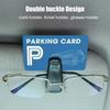 Auto Fastener Car Vehicle Sun Visor Sunglasses Eyeglasses Glasses Holder Card Ticket Pen Clip Automotive Accessories