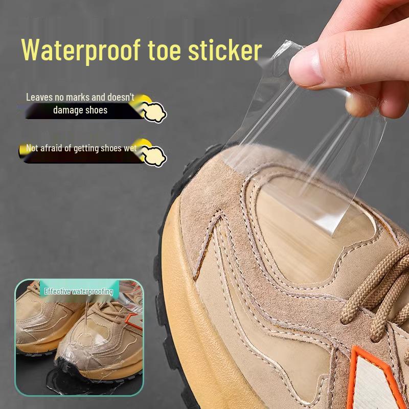 Transparent Toe Cap Waterproof Stickers - Keep Shoes Dry & Clean in the Rain
