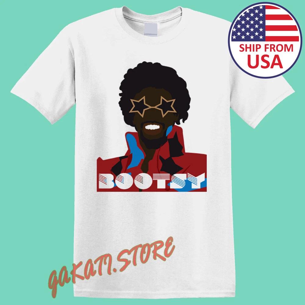 Bootsy Collins Men s White Size S-5XL 3XL