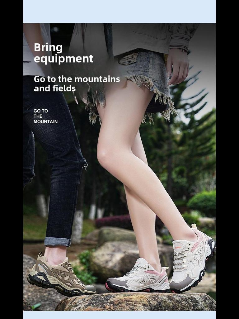 Spring/Summer Outdoor Hiking Shoes: Breathable Mesh for Men and Women