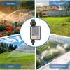 Large Screen Digital Watering Timer IPX5 Waterproof Garden Watering Timer  Garden Sprinkler Systems