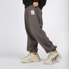 New MLB Knitted Sweatpants Women's Charcoal Gray 3FPT00114-50CGS