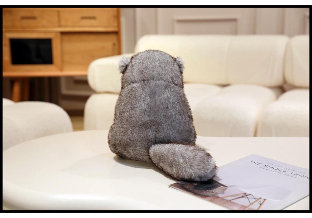 Cute Realistic Animal Plush Toy: Otter, Marmot, Groundhog, Capybara - Children's Cloth Doll