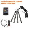 Car  Atmosphere RGB Strip LED Light Bar Lights USB APP With Remote Control Music Rhythm Flashing LampsInterior Car Decorative