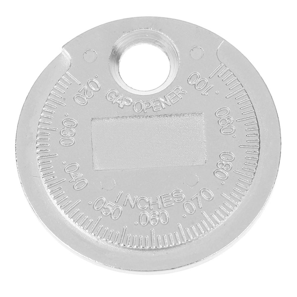 

Coin Type Spark Plug Gage Caliber Measuring Tool Spark Plug Gauge Measurement Tool 0.6-2.4mm Range Spark Plug Gauge