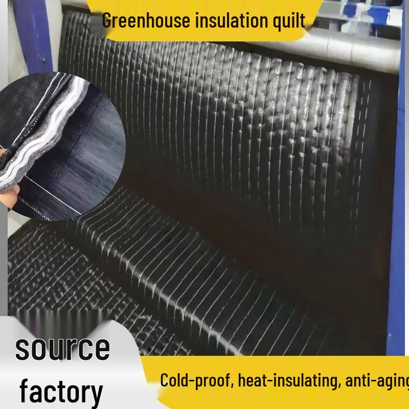 Wasserdichte isolierte Baumwolldecke für Wintergemüse: Dicke, wärmespeichernde, regendichte Gewächshausabdeckung