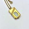 Used [Rare/New Battery] SEIKO Pocket Watch Pendant Watch Digital Gold L122-4010 239346