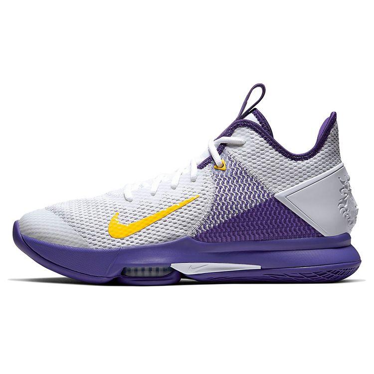 

Мужские кроссовки Nike LeBron Witness 4 Lakers White-Purple Pure-Platinum BV7427-100