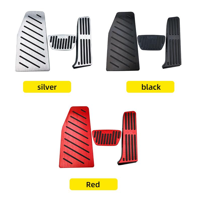 Aluminum Car Foot Rest Pedal Cover Fuel Accelerator Brake Pedals Pad For Toyota Harrier Venza XU80 2020-2022 2023 2024 Hybrid
