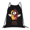 Custom Southes Anime Erics Drawstring Bag for Training Yoga Backpacks Women Men Cartoon Sports Gym Sackpack