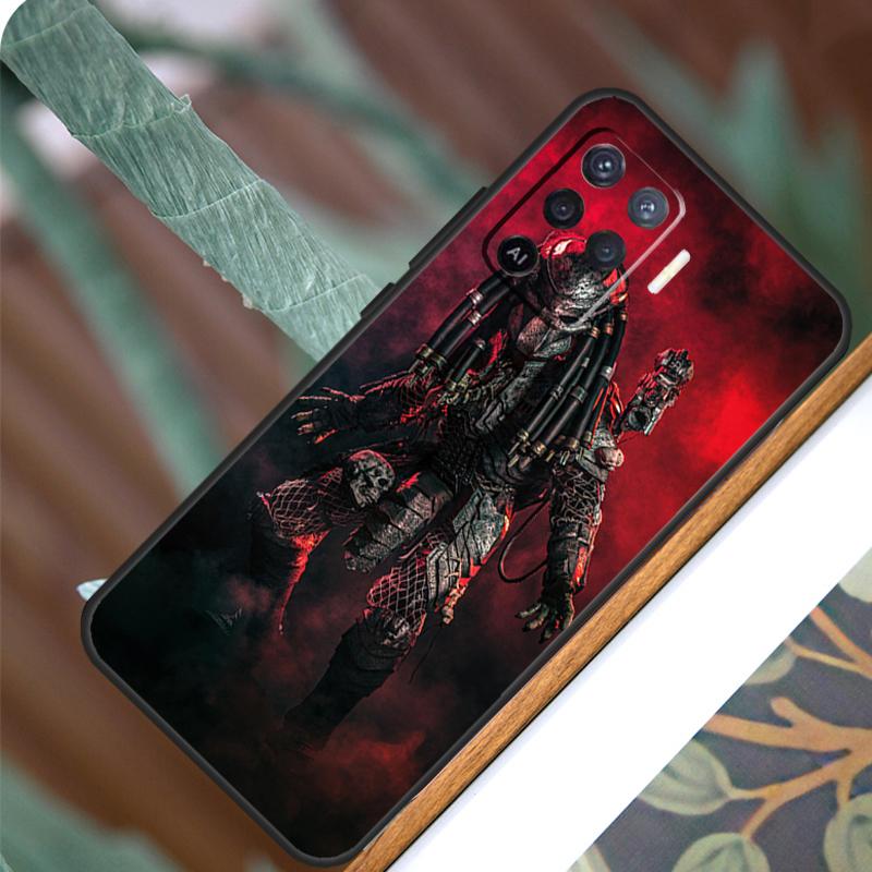 Alien Predator For OPPO A53S A57S A54S A38 A78 A58 A79 A15 A17 A77 A16 A76 A96 A52 A72 A5 A9 A94 A74 Case