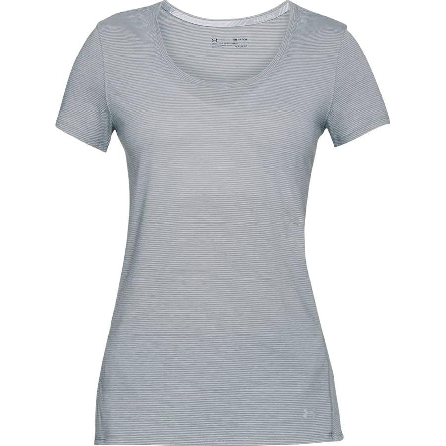 Under Armour T Shirts Women s Gray Crew Neck 1271517-036 SM