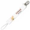 Planetee Pacifier Clip for Name SOHAN Baby of Love Bee Boy | Pacifier Clip Birth Gift