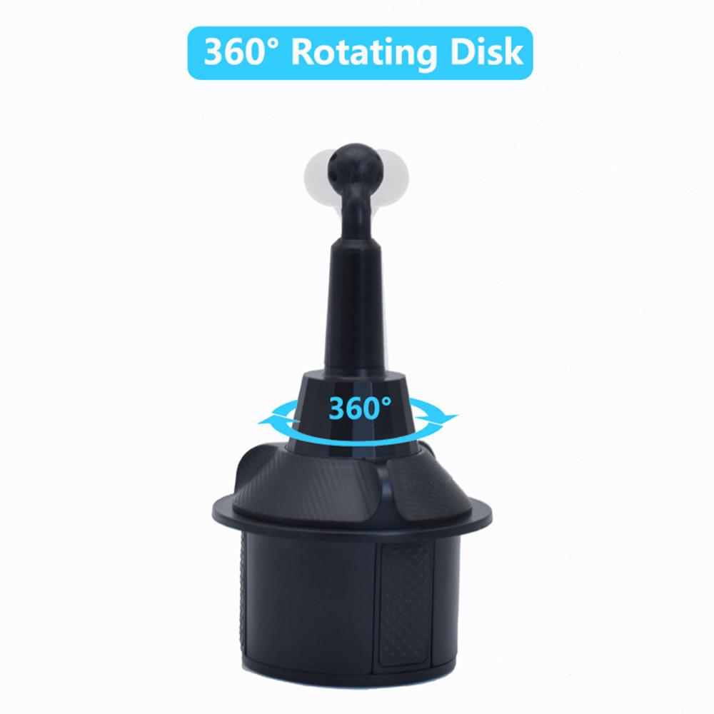 X033 Verstellbare Handy-Tablet-Halterung 360 Grad Drehung Universeller Auto-Becherhalter Tablet-Ständer
