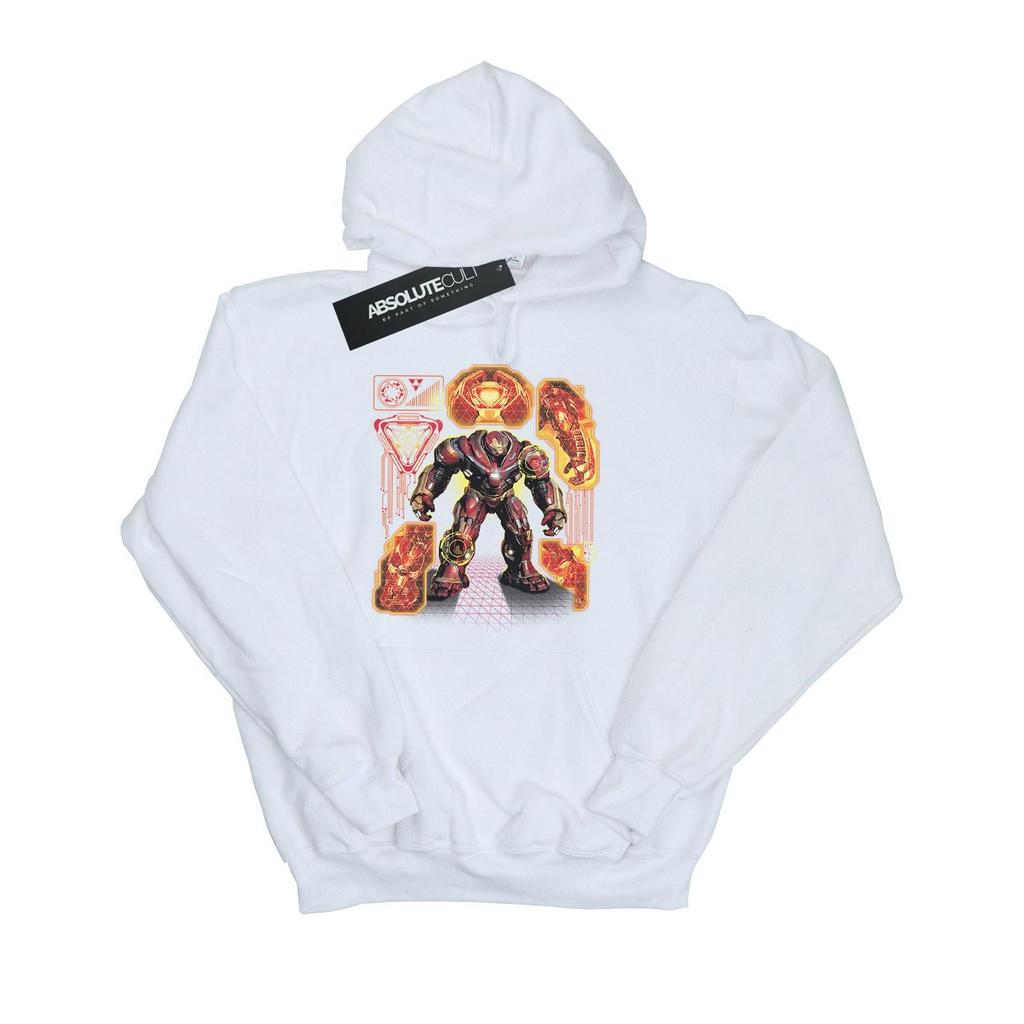 Marvel Boys Avengers Infinity War Hulkbuster Blueprint Hoodie