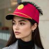Dress Up Marching Band Hat Sun Protection Drum Major Hat Uniform Hat  Cosplay Carnival