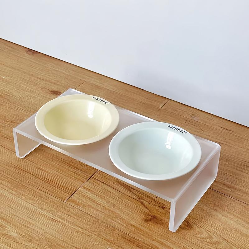 Ceramic Pet Cat Bowl Pet Drinking Water Feeding Bowl Ceramics Cat Food Dog Food Utensils Cat Dog Pet Supplies Accessories