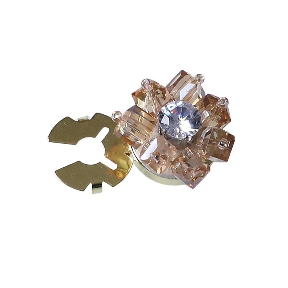 On Shirt Pearl Button Cover DIY Accessories Alloy Cufflinks Button Cover Flower Cufflinksble Decor
