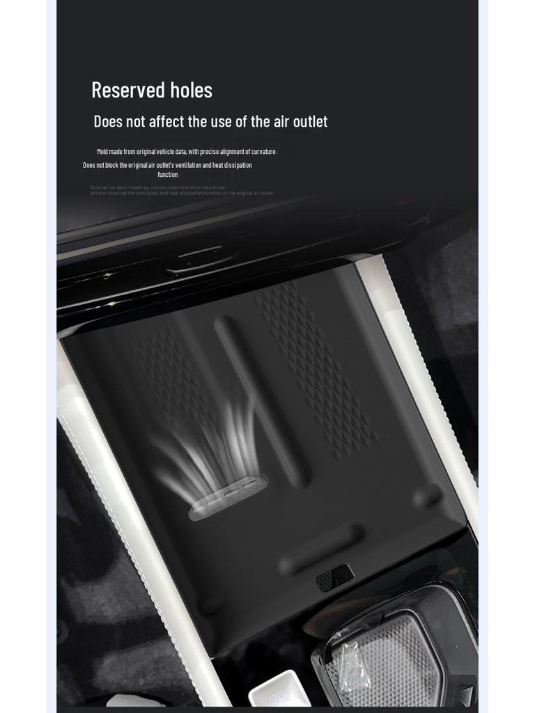 Volkswagen Sagitar L Silicone Wireless Charging Pad: Non-slip Center Console Phone Mat for 26 Models