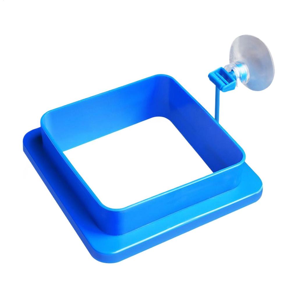 Aquarium Suction Cup Feeder Fish Tank Ring Feeder Fish Tank Station Floating Food Tray Feeder Fish Tank Aquarium Accessories